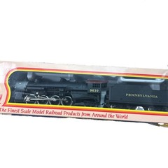 VINTAGE SET IHC HO MIKADO STEAM LOCOMOTIVE M9456 Pennsylvania RUNS WELL w/ BOX