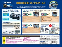 TOMIX N gauge My plan NR-PC F rail pattern A + B 90950 Model Train Rail Set