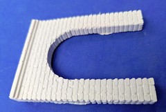 H0 SINGLETUNNEL PORTAL EXTREME DETAIL READY TO INSTALL CAST PLA EB00356 BIN 018