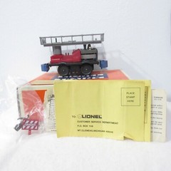 LIONEL TRAINS O SCALE OPERATING TRACK MAINTENANCE CAR w/REVERSING #6-18406