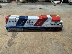 Vintage HO Scale Diesel Locomotive #4301 Patriotic Red White Blue Train Engine