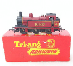 Tri-ang Triang OO HO LMS Class 3F “16457” TANK STEAM LOCOMOTIVE Upgraded NMIB`60
