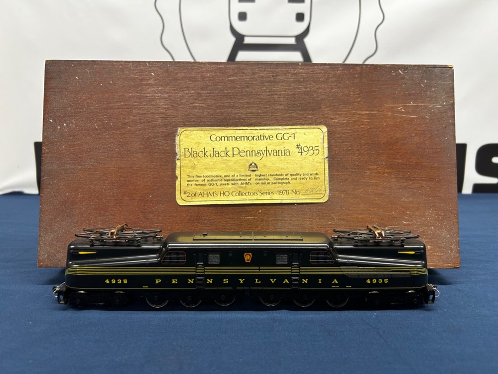 AHM HO Pennsylvania “Black Jack” #4935 Electric Engine DC *Collectors Series*