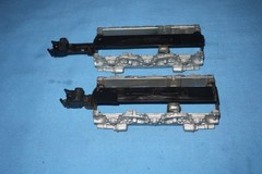 American Flyer Diesel Alco Front & Rear Side Frames w/Knuckle Couplers