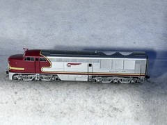Rare Proto 1000 Santa Fe RR ERIE Built Diesel Locomotive # 90 HO