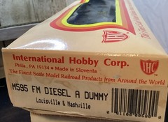 IHC FM diesel a dummy M595 Louisville and Nashville #819 1-27