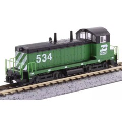Kato 176-4377DCC EMD NW2 Burlington Northern #534 w/ DCC Locomotive N Scale
