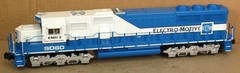 MTH Railking 30-20378-3 EMD SD60 Demo Diesel Engine Non-Powered O-Gauge NOS *