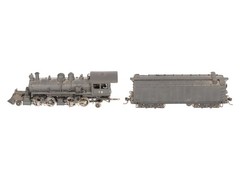 Akane HO Scale BRASS Baldwin 2-4-4-2 Steam Locomotive & Tender- Painted