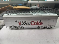 Athearn F7B HO HEX DRIVE Diet Coke Super Powered Engine C7