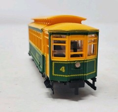 HO Mehanotehnika RSO Atest Z-75202 Trolley Car Green & Yellow