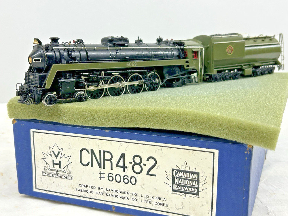 VH Hobbies Brass HO Canadian National 4-8-2 Mountain, EXTREMELY RARE