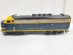 All Nation O Scale 2-Rail F-3 AB Diesel Loco DCC Sound ATSF Santa Fe Zinc Brass