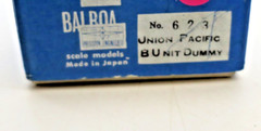 Balboa 603 Union Pacific A Unit Powered with 623 UP B Unit Dummy