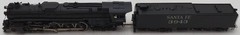 United Models HO Scale BRASS ATSF 4-8-4 Steam Loco & Tender #3943 EX/Box