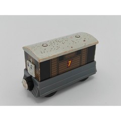 Thomas & Friends Wooden Railway Toby the Tram Engine Brown Wood Train Number 7