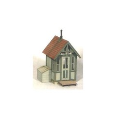 Banta ModelWorks 2065 HO Scale Crossing Shanty (Laser Cut Wood Kit)