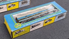 AHM Tempo HO Baltimore & Ohio Diesel Locomotive, F.M. Dummy & 2 Cars Untested