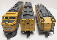 MTH O-GAUGE 2124LP UNION PACIFIC GAS TURBINE DIESEL ENGINE SET W/PS-1 – TESTED