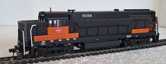 Bowser Executive Line/Stewart 23104 HO U25B Phase IV Milwaukee Road #5058