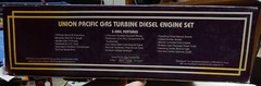 MTH MT-2124LP UNION PACIFIC GAS TURBINE DIESEL ENGINE SET LOOKS NIB O GAUGE LQQK