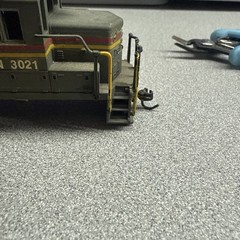Atlas Gp 40 Ho Family Line System 3021 Shell Only With Handrails Painted Decaled