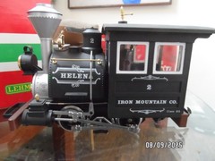 LGB LEHMANN G SCALE IN BOX 2177D HELENA IRON MOUNTAIN STEAM LOCOMOTIVE #2