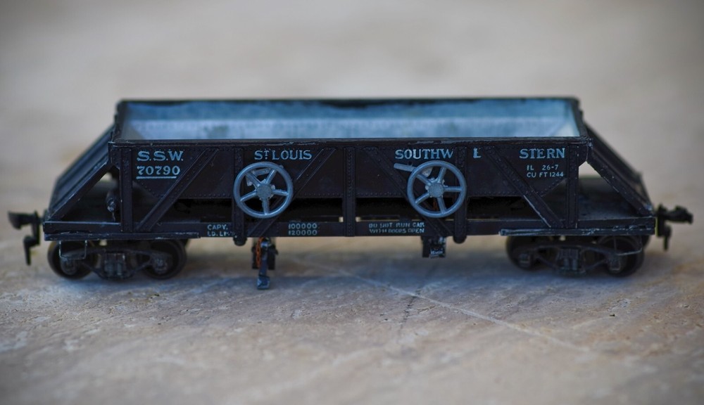 VINTAGE Athearn Roundhouse BALLAST HOPPER St. Louis SW HO Made in USA 1950’s