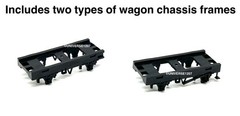 N/HOn30/HOe/009 TGW 9 mm Gauge Wagon Power Drive Chassis w/Frames 20mm/5.6mm H0e