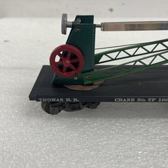 Thomas Industries O Gauge Crane Car Thomas RR Crane # 1005 With Box Black