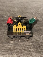 Vintage Bachmann 46223 HO 1/87 Rail Trolley Gandy Dancer Train Hand Car Works VG