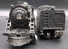 Lionel Prewar O Gauge 224 Steam Locomotive And Whistle Tender. W Boxes.