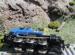 RARE N Scale Life Like Blue Bell 0-6-0 Steam Locomotive Switcher Tank Engine use