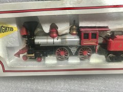 HO Bachmann 41-510-24 CPRR Central Pacific 4-4-0 American Steam #60 “Jupiter”