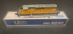Kato 176-20W N Scale Union Pacific EMD SD40 Locomotive 3066 See Details!