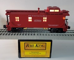 S01: Rail King by MTH Pennsylvania PRR Caboose RK-7700 (NEW)