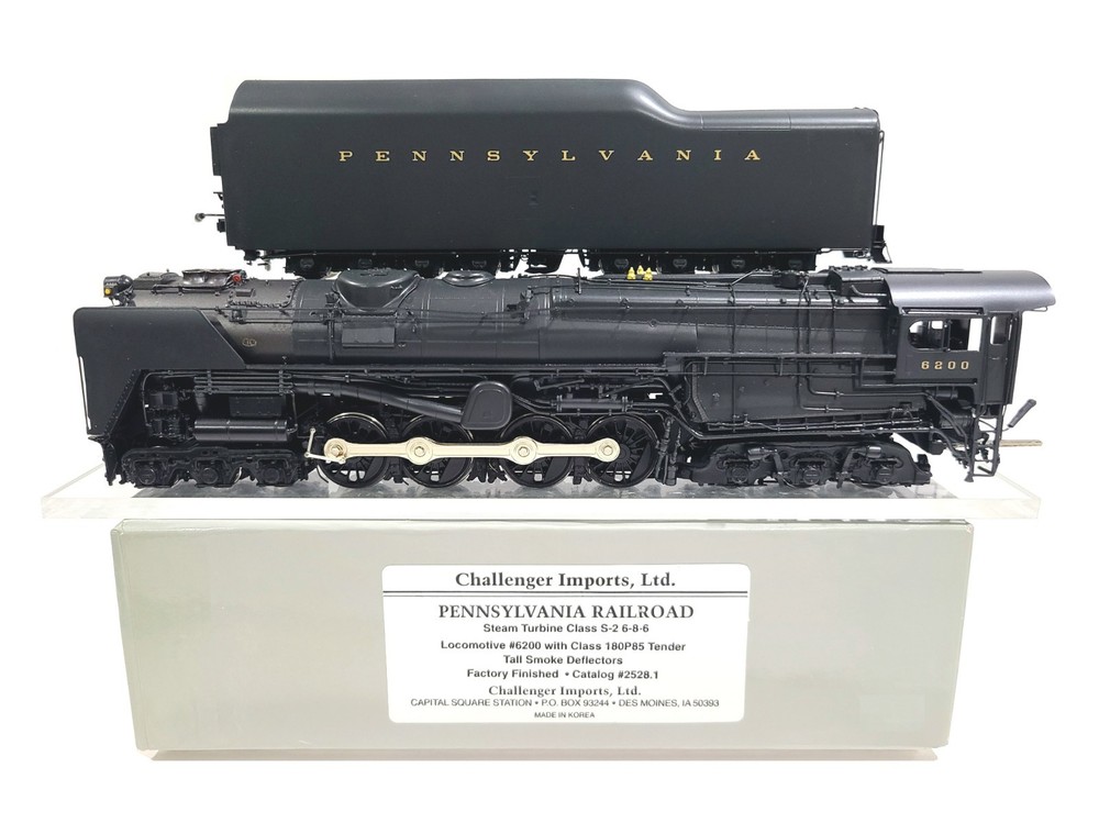 Challenger CIL Samhongsa PRR S-2 6-8-6 Pennsylvania #6200 HO Brass Model #2528.1