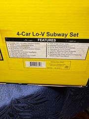MTH 30-2448-1 O Metropolitan LO-V Subway Set w/Proto-Sound 2.0