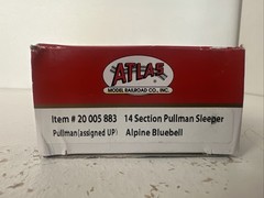 HO scale, Atlas, 14 Section Sleeper Pullman, Pullman, Alpine Bluebell