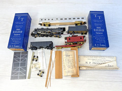 Vintage HP Products TT Scale Lot 4620K Pacific Loco 4900K Tender 554 Boxcar +
