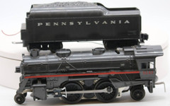 Lionel 8141 Pennsylvania 2-4-2 Steam Engine w/ Pennsylvania Sound Tender O Gauge