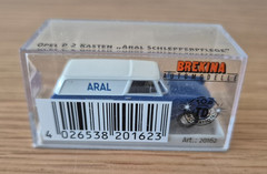 BREKINA AUTOMODELLE 20162 OPEL P 2 KASTEN ARAL SCHLEPPERPFLEGE 1:87 SCALE NEW
