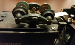 Vintage American Flyer 4-6-2 Smoking Locomotive + Tender 313 PRR 1/2 inch motor