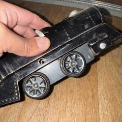 MARX O GAUGE 833 WIND UP PRESSED METAL 0-4-0 STEAM LOCOMOTIVE RUNS New York Car