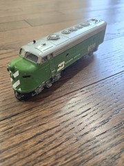 Vintage Bachmann Burlington Northern EMD F9 Diesel Locomotive 9710 No Box (N3)