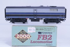 Life Like Proto 2000 HO Scale Baltimore and Ohio B&O #837X FB2 DC Locomotive