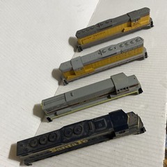 HO DIESEL BODY SHELLS: ERIE LACKAWANNA, 2 UNION PACIFIC AND SANTA FE