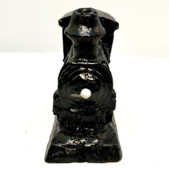 Carved Coal Car Train Steam Engine Locomotive 3.5″ Felt Bottom Vintage Figurine