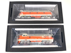 Athearn Genesis HO G22843AB EMD Demonstrator F7A Diesel 1950C&B- DCC/ Sound