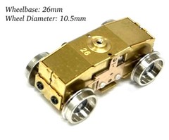 H0/On30/O16.5/Oe Aru-Model HO-26C Locomotive Power Drive Chassis Kit D10.5mm 0e